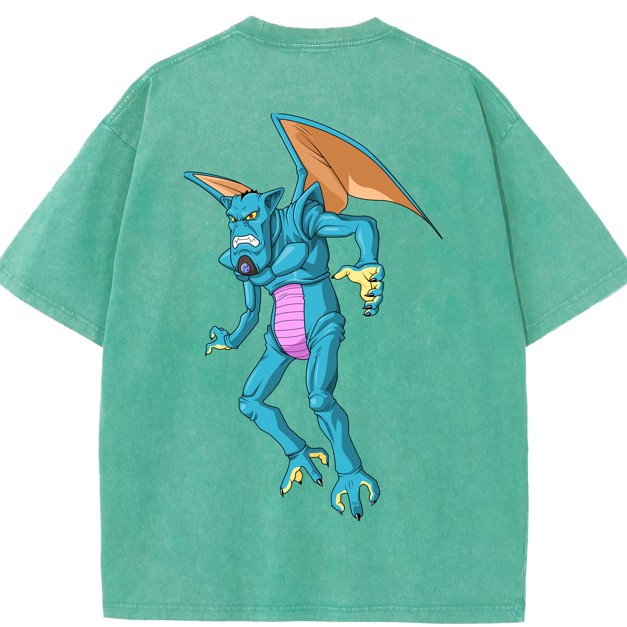 （画像用） ドラゴンボール DRAGON BALL 綿100% ヴィンテージ風 半袖Tシャツ（背面プリント）